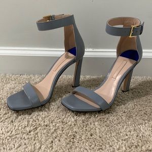 Stuart Weitzman Open Toe Heel w/ Ankle Strap